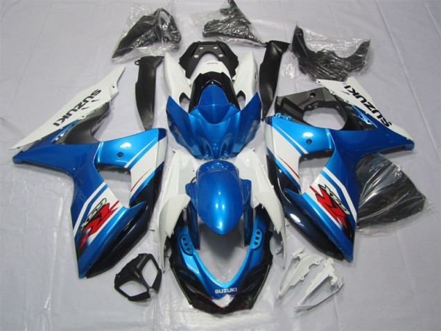 Blue White 2009-2016 GSXR 1000 Motorcycle Fairing Blue White 2009-2016 GSXR 1000 Motorcycle Fairing
