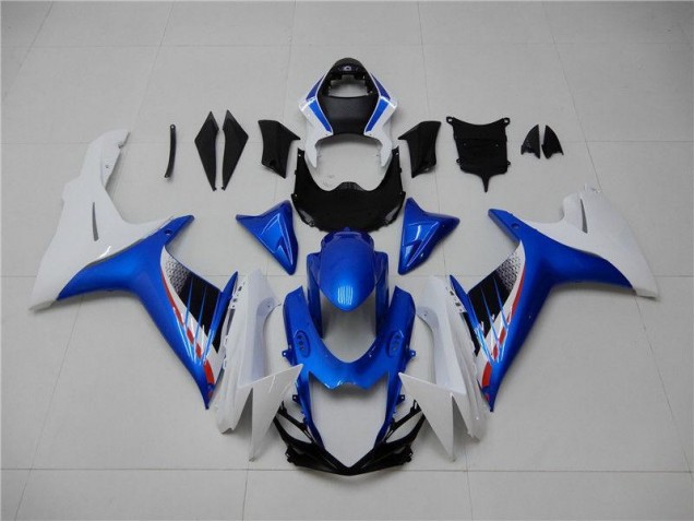 Blue White 2011-2021 GSXR 600/750 Motorcycle Fairing Blue White 2011-2021 GSXR 600/750 Motorcycle Fairing