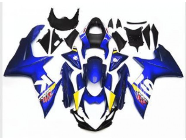 Blue White 2011-2021 GSXR 600/750 Motorcycle Fairings Blue White 2011-2021 GSXR 600/750 Motorcycle Fairings