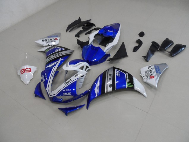 Blue White 2012-2014 YZF R1 Motorcycle Fairing Blue White 2012-2014 YZF R1 Motorcycle Fairing