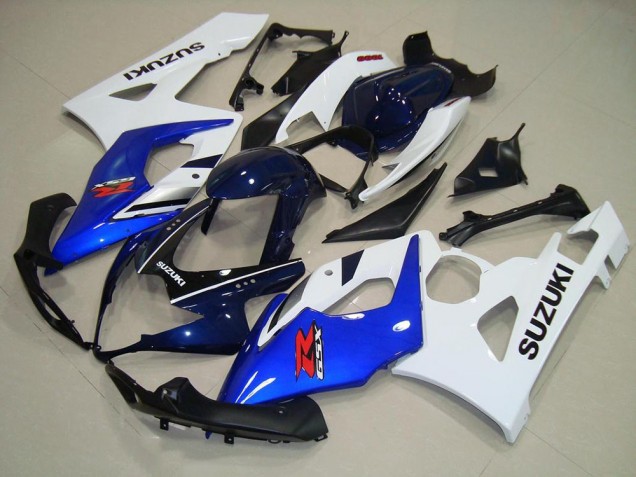 Blue White Black 2005-2006 GSXR 1000 Motorcycle Fairings Blue White Black 2005-2006 GSXR 1000 Motorcycle Fairings