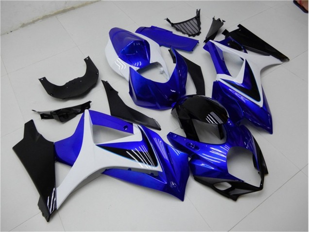 Blue White Black 2007-2008 GSXR 1000 Motorcycle Fairings Blue White Black 2007-2008 GSXR 1000 Motorcycle Fairings