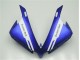 Blue White Black 2012-2014 YZF R1 Motorcycle Fairings