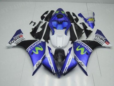 Blue White Black 2012-2014 YZF R1 Motorcycle Fairings