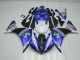 Blue White Black 2012-2014 YZF R1 Motorcycle Fairings