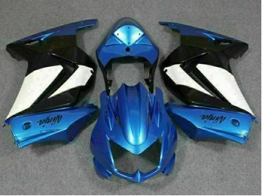 Blue White Black Ninja 2008-2012 EX250 Motorcycle Fairing