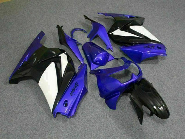Blue White Black Ninja 2008-2012 EX250 Motorcycle Fairings Blue White Black Ninja 2008-2012 EX250 Motorcycle Fairings
