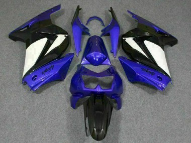 Blue White Black Ninja 2008-2012 EX250 Motorcycle Fairings