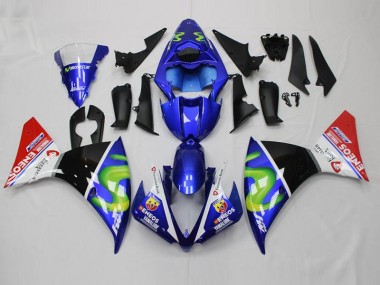 Blue White Black Red 2012-2014 YZF R1 Motorcycle Fairings