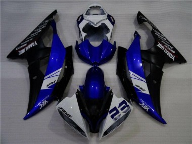 Blue White Black YEC 23 2008-2016 YZF R6 Motorcycle Fairings