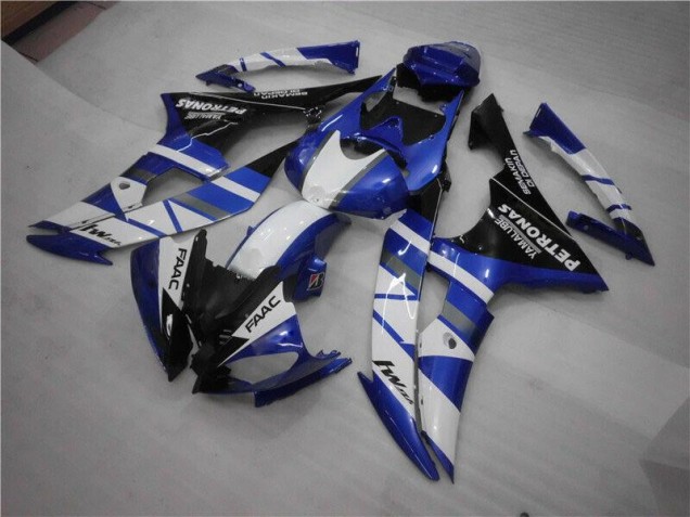 Blue White FAAC 2008-2016 YZF R6 Motorcycle Fairings Blue White FAAC 2008-2016 YZF R6 Motorcycle Fairings