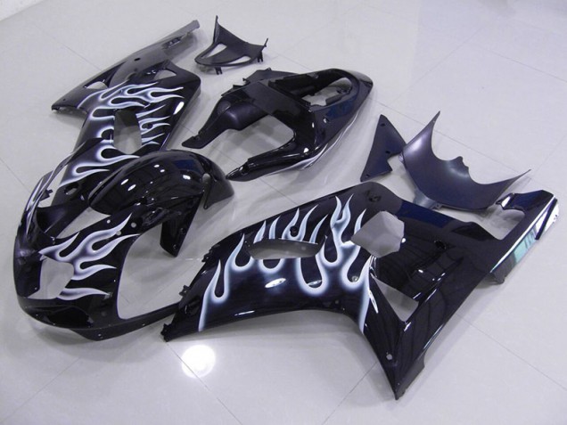 Blue White Flame 2001-2003 GSXR 750 Motorcycle Fairings Blue White Flame 2001-2003 GSXR 750 Motorcycle Fairings