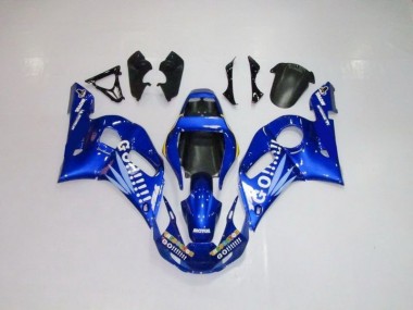 Blue White Go Motul 1998-2002 YZF R6 Motorcycle Fairings