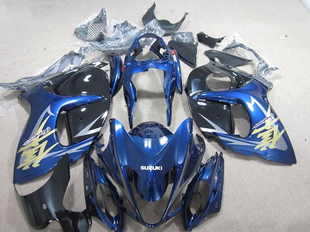 Blue White Gold Decal 2008-2019 GSXR 1300 Hayabusa Motorcycle Fairings Blue White Gold Decal 2008-2019 GSXR 1300 Hayabusa Motorcycle Fairings