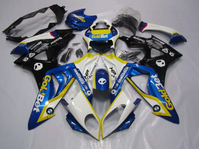 Blue White GoldBet 2009-2014 S1000RR Motorcycle Fairings Blue White GoldBet 2009-2014 S1000RR Motorcycle Fairings