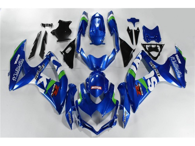 Blue White Green 2008-2010 GSXR 600/750 Motorcycle Fairings Blue White Green 2008-2010 GSXR 600/750 Motorcycle Fairings