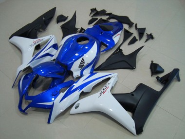 Blue White Matte Black 2007-2008 CBR600RR Motorcycle Fairings