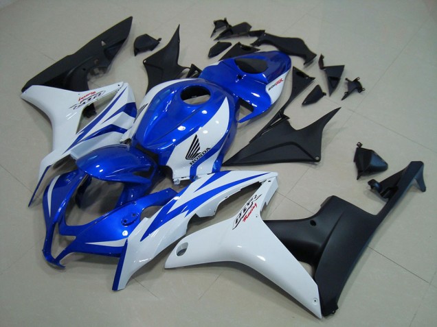 Blue White Matte Black 2007-2008 CBR600RR Motorcycle Fairings Blue White Matte Black 2007-2008 CBR600RR Motorcycle Fairings