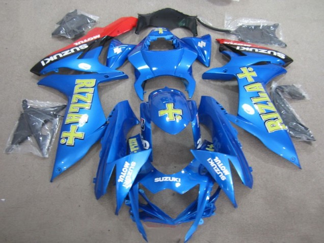 Blue Yellow Rizla 2011-2021 GSXR 750 Motorcycle Fairings Blue Yellow Rizla 2011-2021 GSXR 750 Motorcycle Fairings