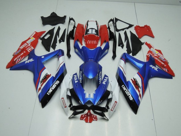 Blue and Red 2009-2016 GSXR 1000 Motorcycle Fairings Blue and Red 2009-2016 GSXR 1000 Motorcycle Fairings