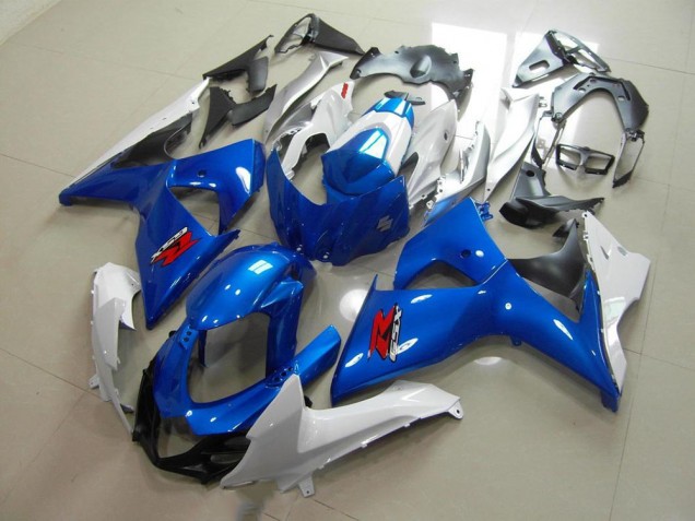 Blue and White OEM Style 2009-2016 GSXR 1000 Motorcycle Fairing Blue and White OEM Style 2009-2016 GSXR 1000 Motorcycle Fairing