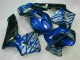 Blue with Silver Flame 2003-2004 CBR600RR Motorcycle Fairings Blue with Silver Flame 2003-2004 CBR600RR Motorcycle Fairings