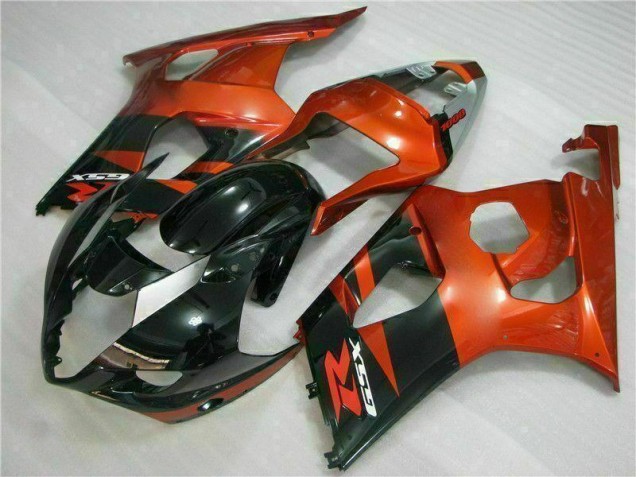 Brown Black 2003-2004 GSXR 1000 Motorcycle Fairings Brown Black 2003-2004 GSXR 1000 Motorcycle Fairings