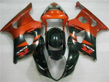 Brown Black 2003-2004 GSXR 1000 Motorcycle Fairings