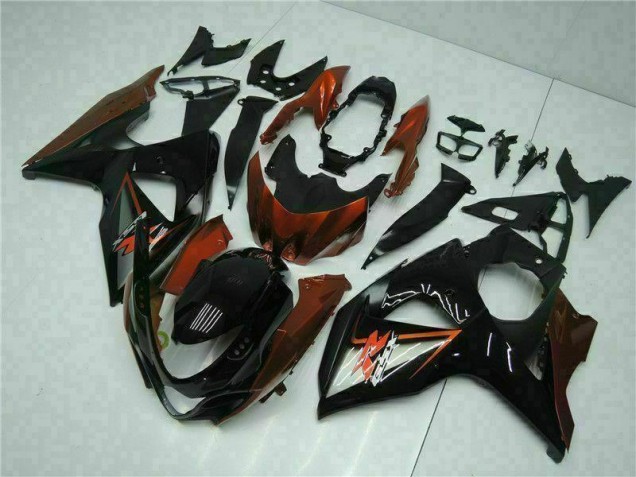 Brown Black 2009-2016 GSXR 1000 Motorcycle Fairing Brown Black 2009-2016 GSXR 1000 Motorcycle Fairing