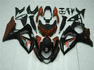 Brown Black 2009-2016 GSXR 1000 Motorcycle Fairing