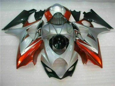 Brown Silver 2007-2008 GSXR 1000 Motorcycle Fairings