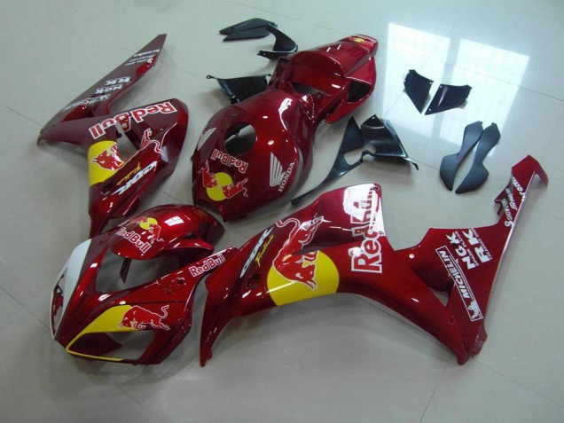 Candy Red Red Bull 2006-2007 CBR1000RR Motorcycle Fairings Candy Red Red Bull 2006-2007 CBR1000RR Motorcycle Fairings