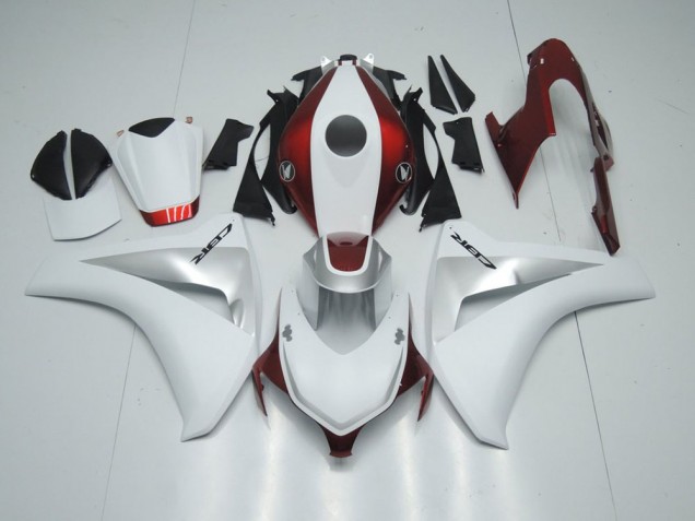 Candy Red White and Silver 2008-2011 CBR1000RR Motorcycle Fairings Candy Red White and Silver 2008-2011 CBR1000RR Motorcycle Fairings