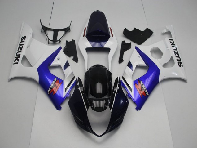Dark Blue Front and Blue 2003-2004 GSXR 1000 Motorcycle Fairings Dark Blue Front and Blue 2003-2004 GSXR 1000 Motorcycle Fairings