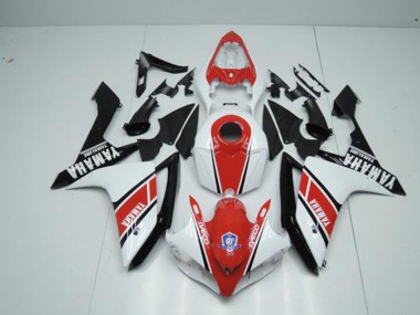 Factory Red White 2007-2008 YZF R1 Motorcycle Fairings