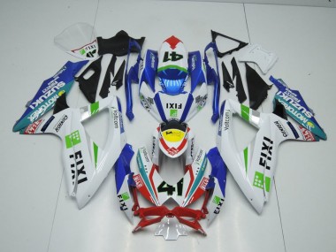 Fixi Light Blue 2009-2016 GSXR 1000 Motorcycle Fairings