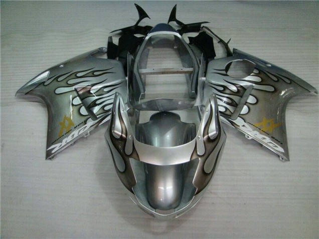 Flame Silver Grey 1996-2007 CBR1100XX Motorcycle Fairings Flame Silver Grey 1996-2007 CBR1100XX Motorcycle Fairings