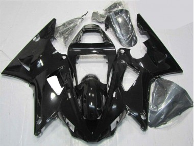 Glossy Black 2000-2001 YZF R1 Motorcycle Fairings