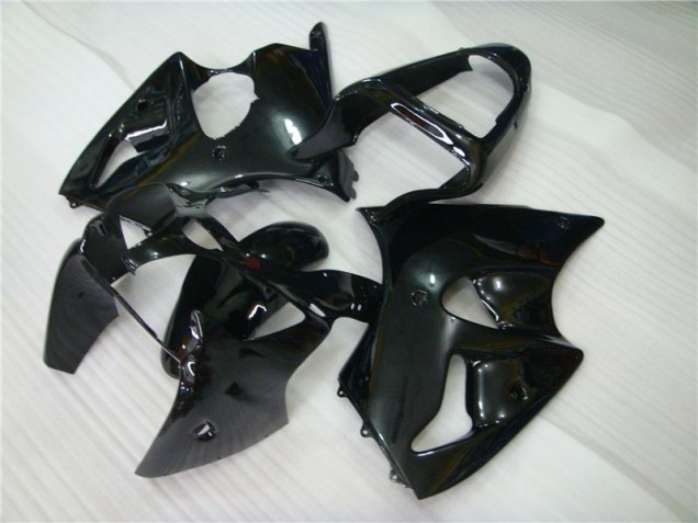Glossy Black 2000-2002 ZX6R Motorcycle Fairings Glossy Black 2000-2002 ZX6R Motorcycle Fairings