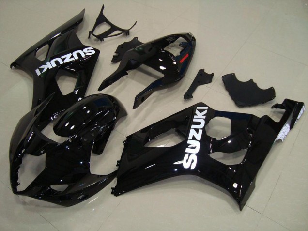 Glossy Black 2003-2004 GSXR 1000 Motorcycle Fairings Glossy Black 2003-2004 GSXR 1000 Motorcycle Fairings