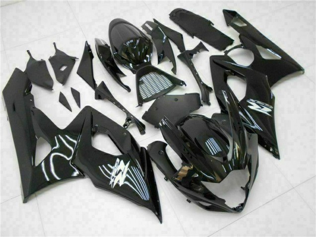 Glossy Black 2005-2006 GSXR 1000 Motorcycle Fairing Glossy Black 2005-2006 GSXR 1000 Motorcycle Fairing