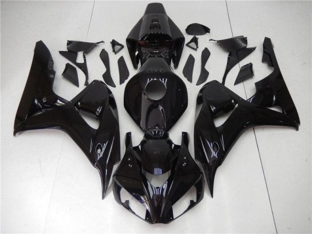 Glossy Black 2006-2007 CBR1000RR Motorcycle Bodywork Glossy Black 2006-2007 CBR1000RR Motorcycle Bodywork