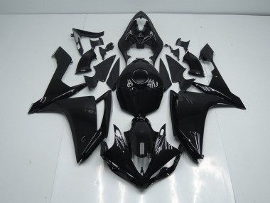 Glossy Black 2007-2008 YZF R1 Motorcycle Fairings