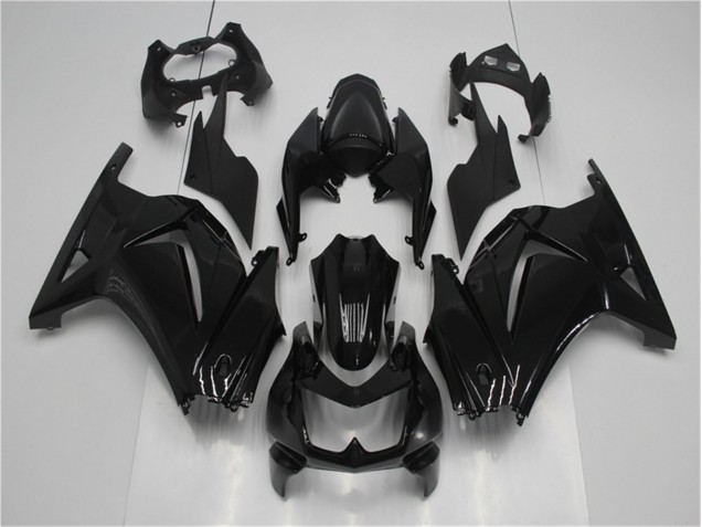 Glossy Black 2008-2012 EX250 Motorcycle Fairings Glossy Black 2008-2012 EX250 Motorcycle Fairings