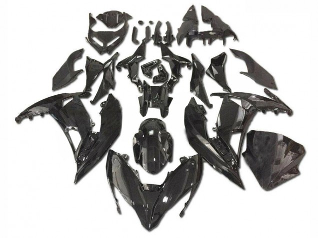 Glossy Black 2017-2019 EX650 Motorcycle Fairings Glossy Black 2017-2019 EX650 Motorcycle Fairings