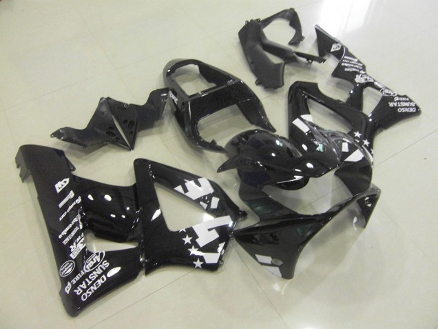 Glossy Black with Start 2000-2001 CBR900RR 929 Motorcycle Fairings Glossy Black with Start 2000-2001 CBR900RR 929 Motorcycle Fairings