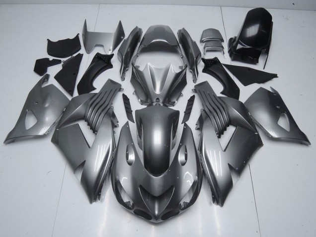 Glossy Grey 2006-2011 ZX14R ZZR1400 Motorcycle Fairings Glossy Grey 2006-2011 ZX14R ZZR1400 Motorcycle Fairings