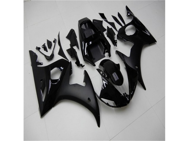 Glossy Matte Black 2003-2005 YZF R6 Motorcycle Fairings Glossy Matte Black 2003-2005 YZF R6 Motorcycle Fairings