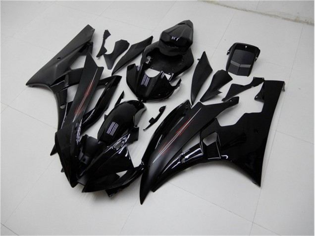 Glossy Matte Black 2006-2007 YZF R6 Motorcycle Fairings Glossy Matte Black 2006-2007 YZF R6 Motorcycle Fairings
