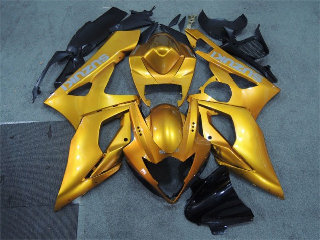Gold 2005-2006 GSXR 1000 Motorcycle Fairings Gold 2005-2006 GSXR 1000 Motorcycle Fairings